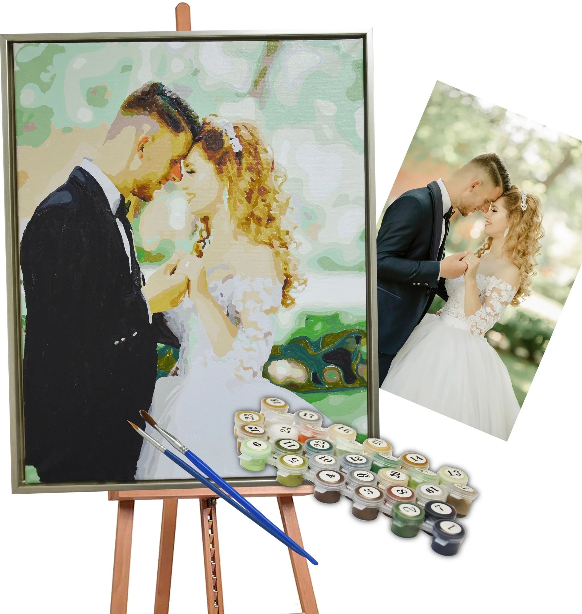 Custom Paint By Numbers 24/36 Color Personalised
