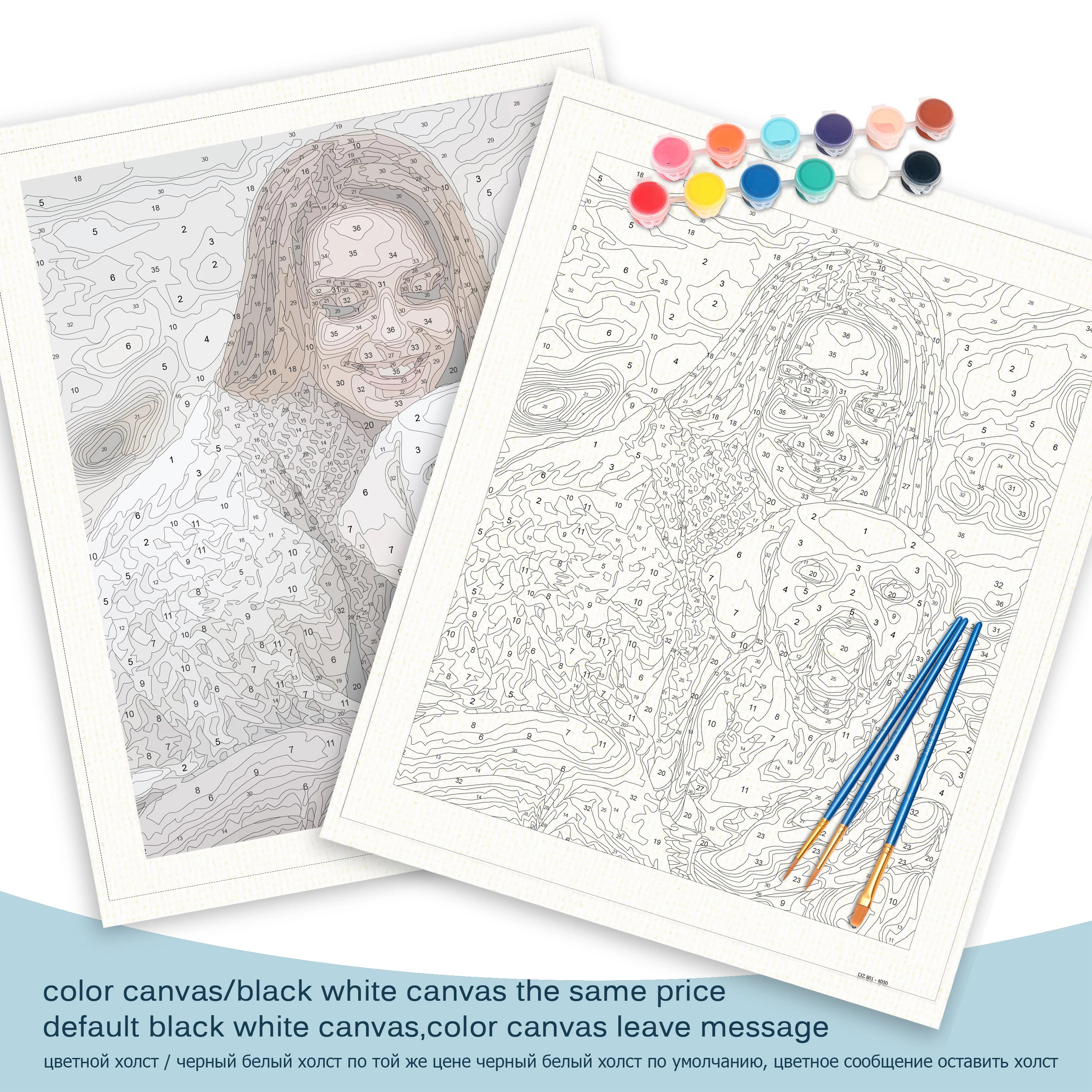 Custom Paint By Numbers 24/36 Color Personalised