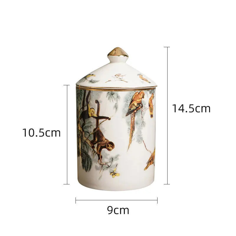 Equatorial jungle bone china Tea Set