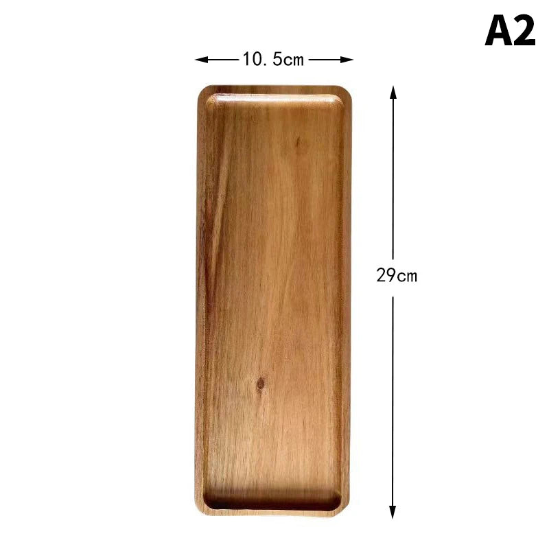 Solid Wood Food Tray