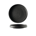 White/Black Ceramic Steak Plate