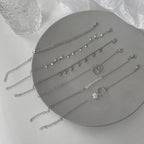 Trendy 6-Piece Stackable Bracelet Set