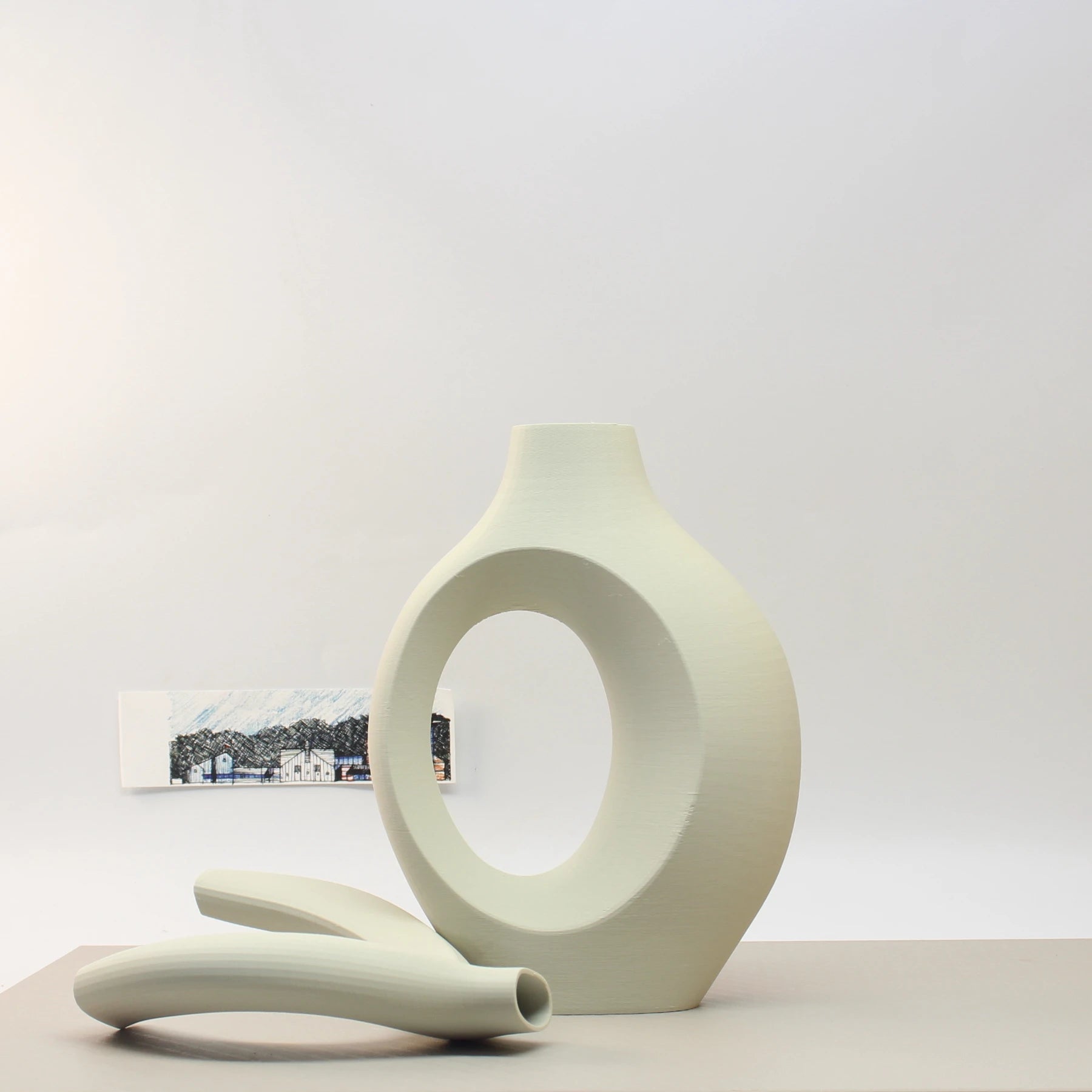 Set of Hugging Vase Ornaments