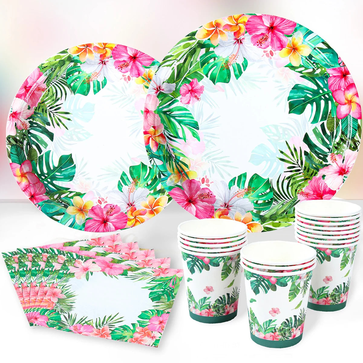 Hawaii Aloha Hawaiian Disposable Tableware
