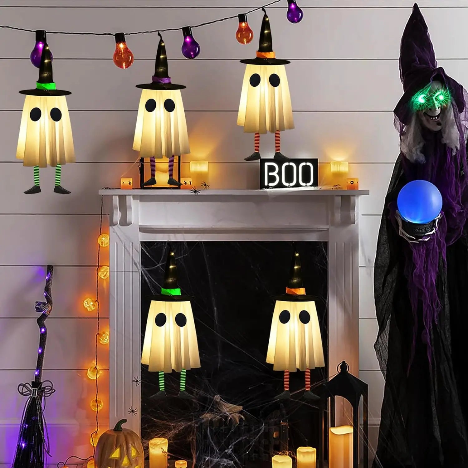 Halloween Hanging Ghosts Outside Decoration
